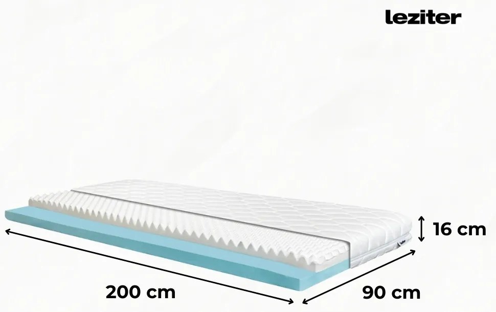 Saltea din spumă DreamX 90x200x16