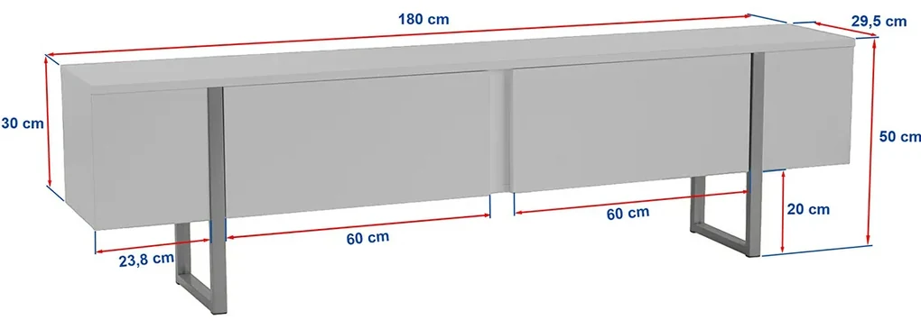 Masă TV Serenity Atlantic Pine