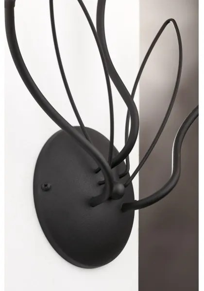 Jupiter 2059 - Aplică de perete GLORIOSA 3xG9/14W/230V, neagră