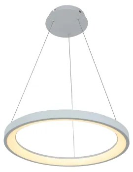 Brilagi - Lustra LED dimabilă pe cablu FALCON SLIM LED/42W/230V, Ø 50 cm, albă + telecomandă