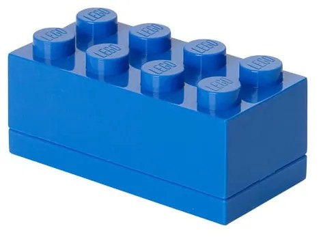 Cutie depozitare LEGO® Mini Box Blue Lungo, albastru