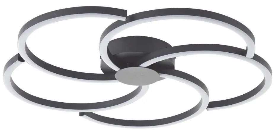 Plafonieră LED dimabilă Brilliant FICO LED/32W/230V d. 57 cm negru