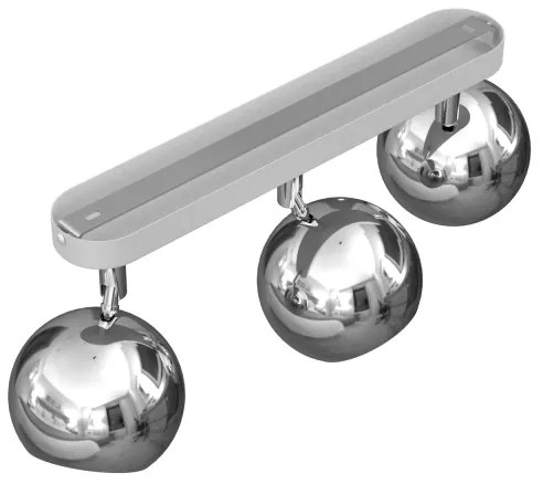 Spot COMET 3xGU10/8W/230V alb/crom lucios