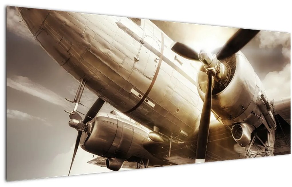 Tablou - Avion (120x50 cm)