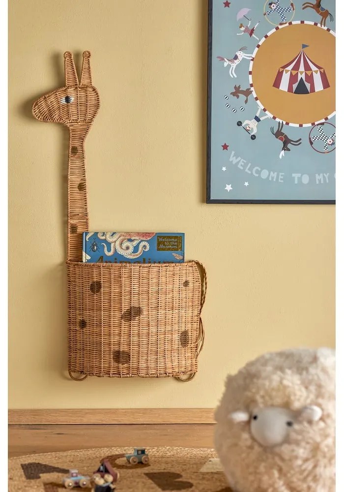 Coș de jucării pentru copii din ratan 46x13x90 cm Philine – Bloomingville Mini