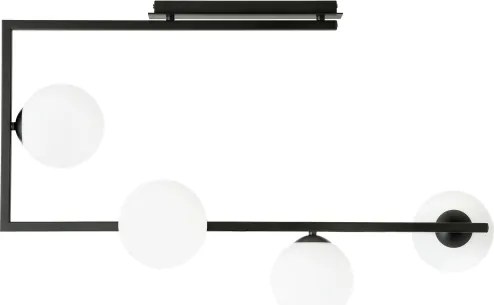 Abajur de schimb pentru candelabru SOMA/SMART/GLAM/ROYAL/LINNEAR, soclu E14, diametru 14 cm, alb