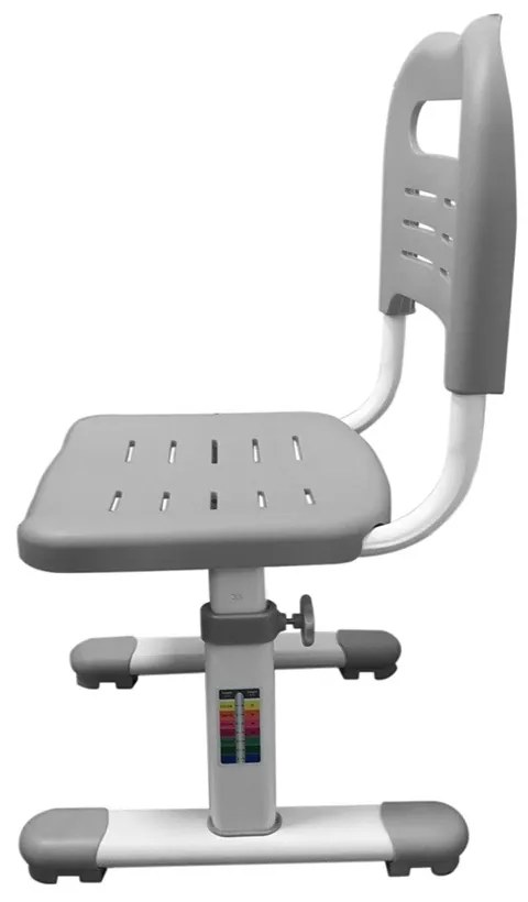 Birou multifunctional copii, inaltime reglabila-gri