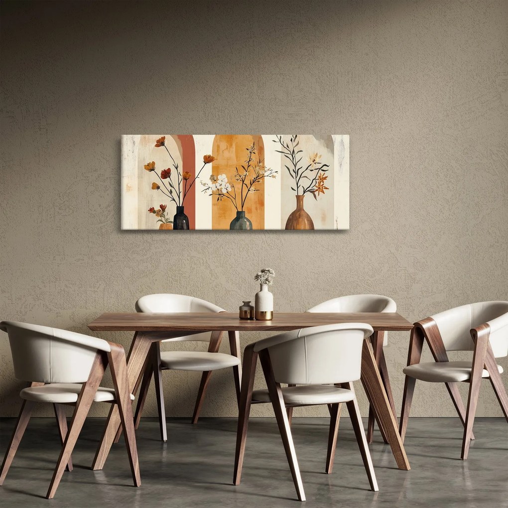 Tablou - Vaze în arcade (120x50 cm)