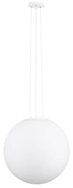 Pendul design modern Nevoso alb 50cm