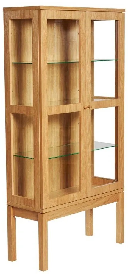 Vitrină cu aspect de lemn de stejar Woodman AbbeyWood