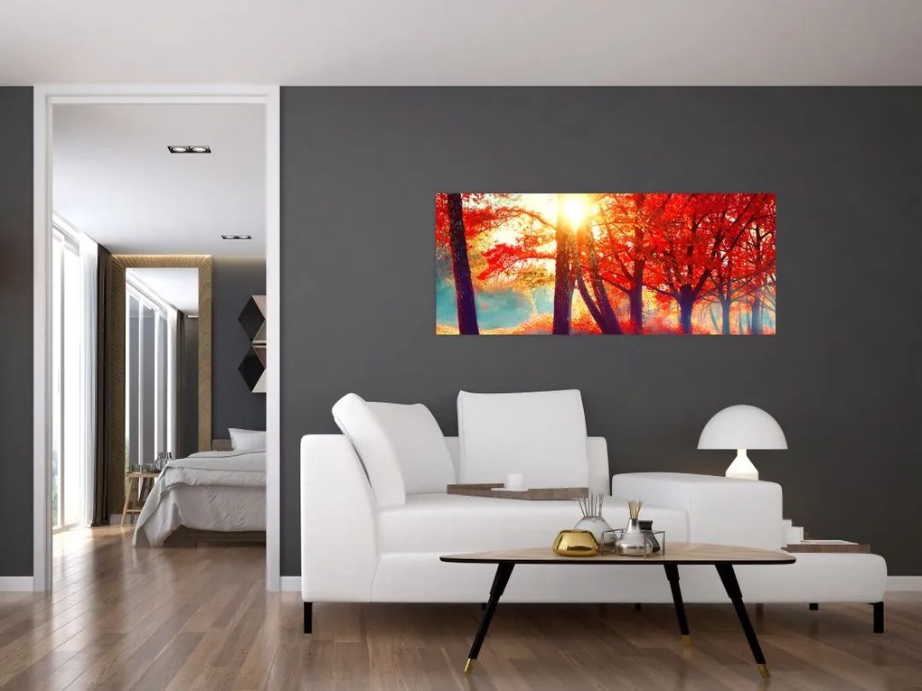 Tablou - Peisaj de toamnă (120x50 cm)