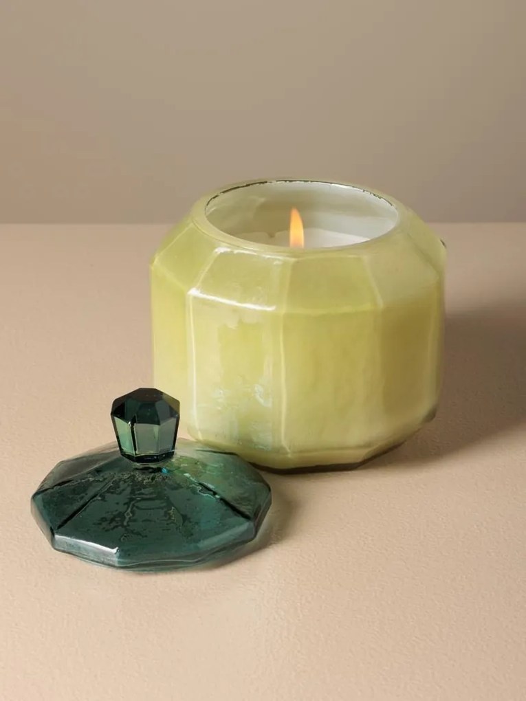 Lumanare decorativa, verde, Bijou