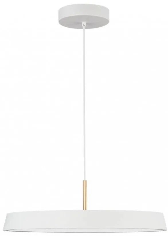 Lustra LED design modern VETRO 50cm, alb
