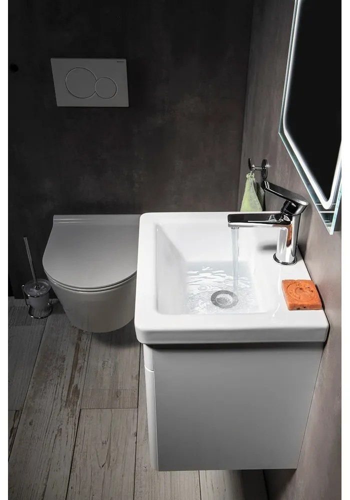 Chiuvetă albă din ceramică 40x35 cm City – Sapho