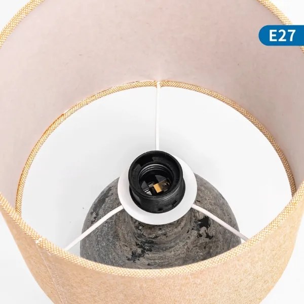 Lampă de masă Aigostar 1xE27/60W/230V