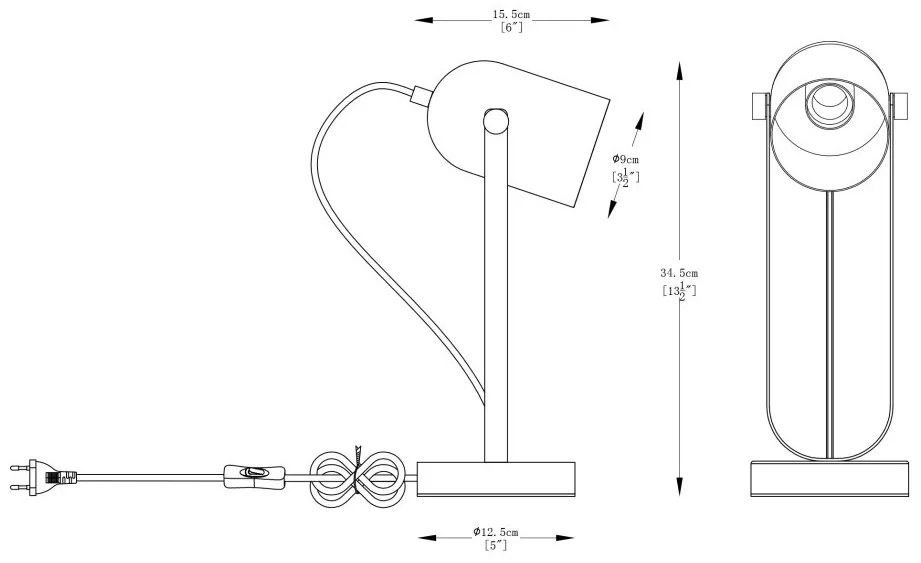 Lampa de masa cu spot ARIES