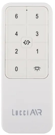 Ventilator de tavan Lucci air 21616349 POLIS IP55 negru + telecomandă