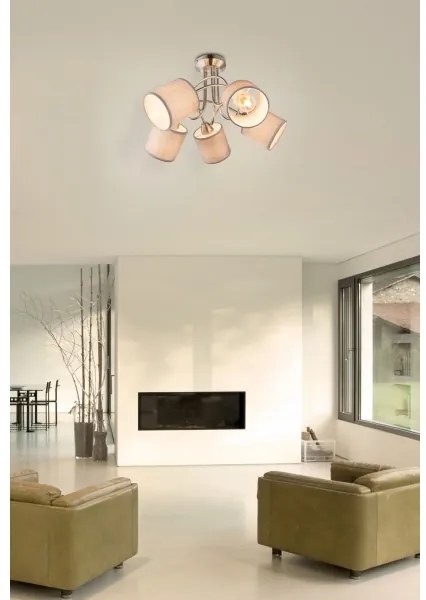 Lustră aplicată Globo 15185-5D PACO 5xE14/25W/230V