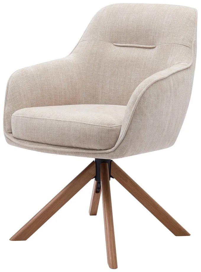 Set de scaune de sufragerie crem 2 buc. tapițat Avola – Unique Furniture