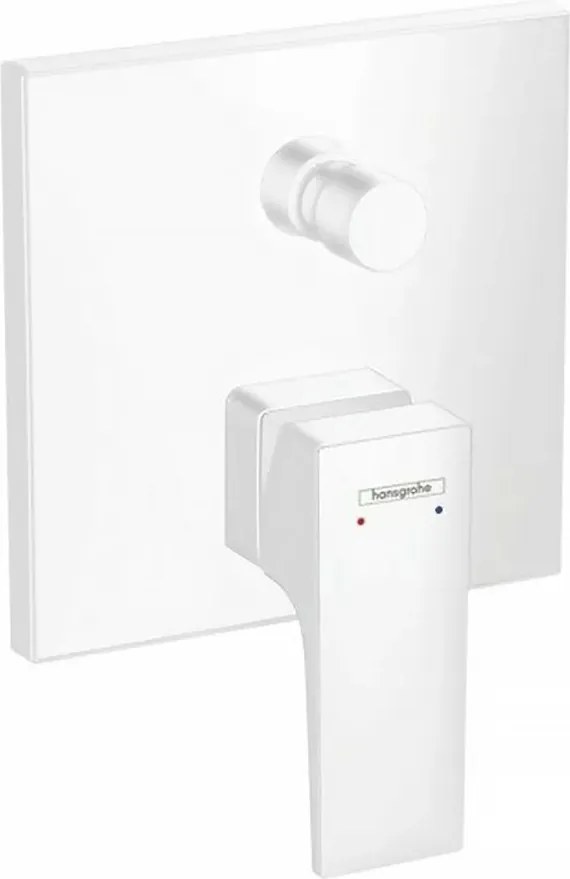 Baterie cada - dus incastrata Hansgrohe Metropol alb mat