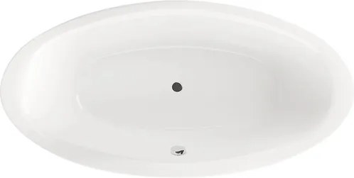 Cadă baie ovală freestanding Radaway Mesara, acril sanitar, 190x96 cm, 260 l