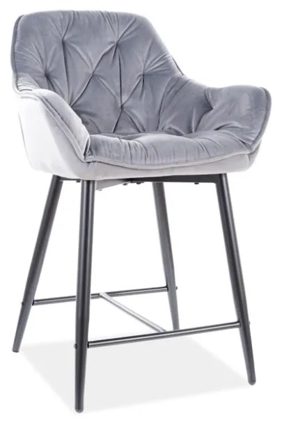 Expedo Scaun de bar BERRY H-2 Velvet, 56x88x40, bluvel 28
