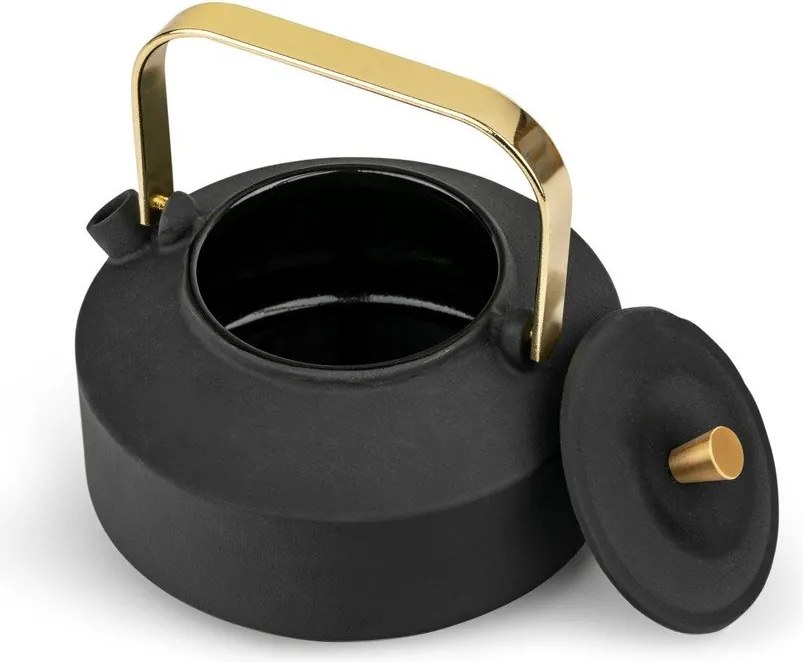 Ceainic negru cu filtru din fontă 1 l Shangdong – Bredemeijer