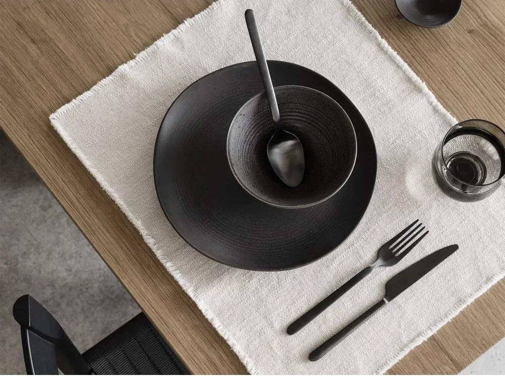 Farfurie maro închis din ceramică ø 26 cm Kumi – Blomus