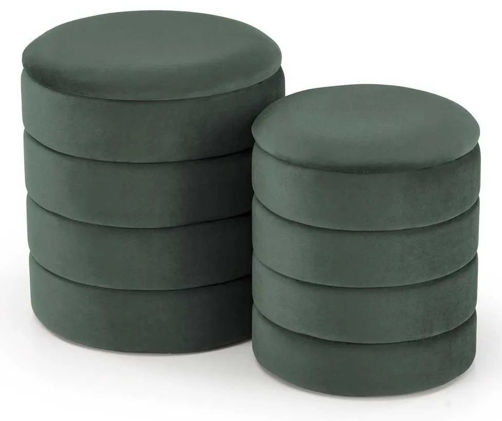 Taburet Chase, verde închis