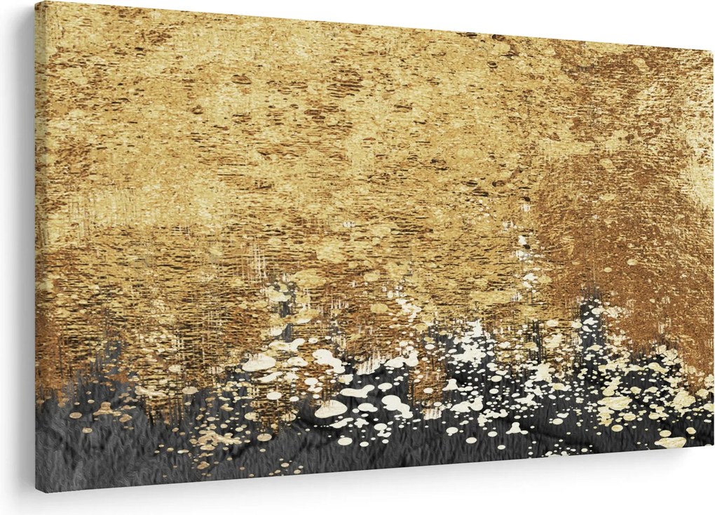 Tablou - Structura de aur N⁰3 (90x60 cm)