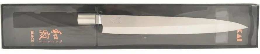 Cuțit pentru filetat Kai Yanagiba Wasabi Black, 24cm, L