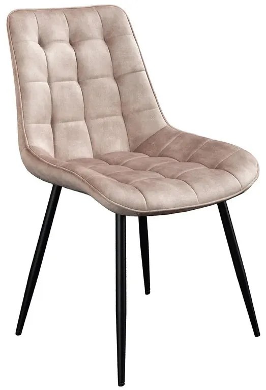 Set de 4 scaune ROADSTAR catifea sampanie greige