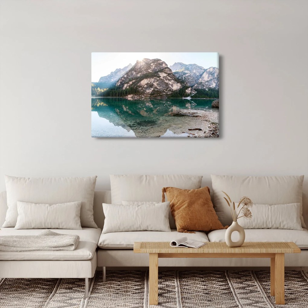 Tablou cu lac montan (90x60 cm)