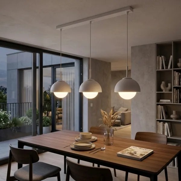 BRILAGI - Lustră pe cablu COSMO 3xE27/60W/230V albă
