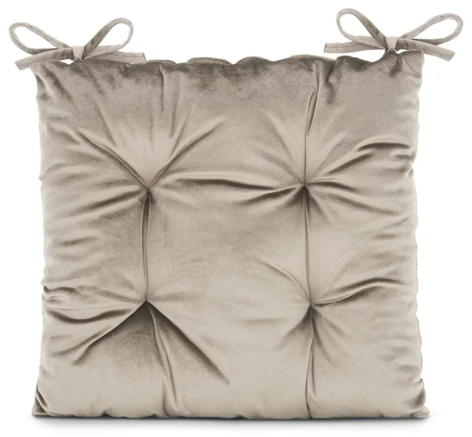 Pernă de scaun din catifea 40x40 cm Aleksa – Restilo