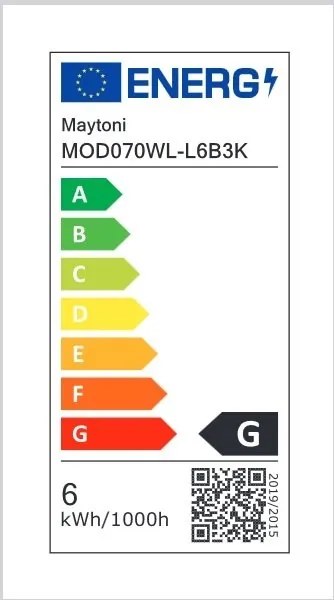 Aplica LED de perete directionabila design modern Fad negru mat