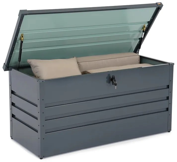 Cutie de grădină din metal Philadelphia 400l Store Boss antracit