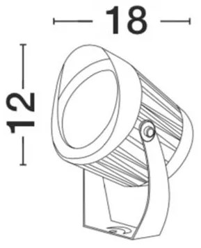 Proiector LED iluminat exterior IP65 NORTH NVL-9240678