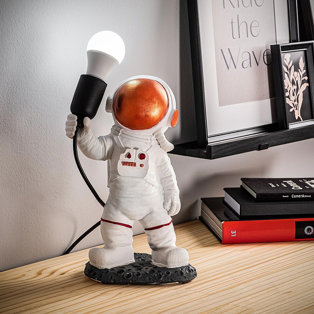 Lampa birou haaus Astronaut, , Multicolor, Width: 20 cm  Height: 32 cm  Depth: 15 cm