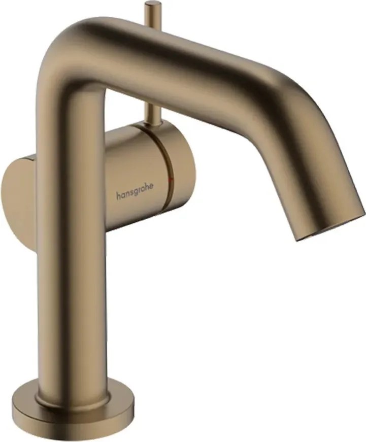 Baterie lavoar Hansgrohe Tecturis S 110 Fine CoolStart EcoSmart+ bronz periat