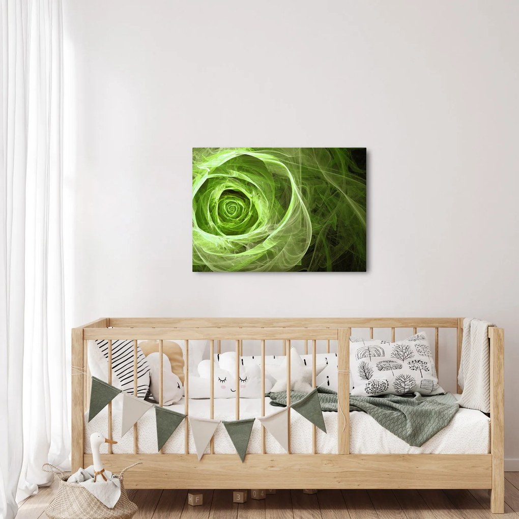 Tablou - Abstract Rose Green (70x50 cm)
