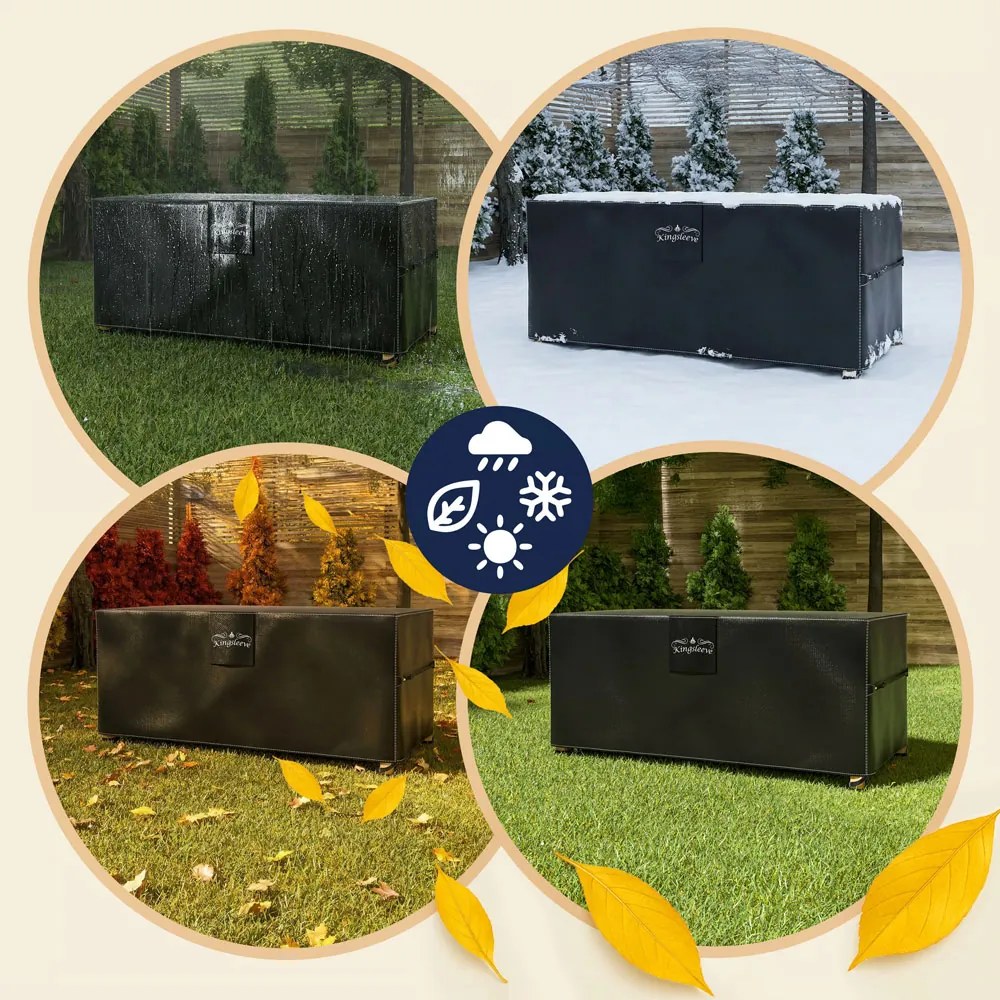 Prelată de protecție pentru set de bere BEER COVER, 180x90x74cm, antracit Kingsleeve