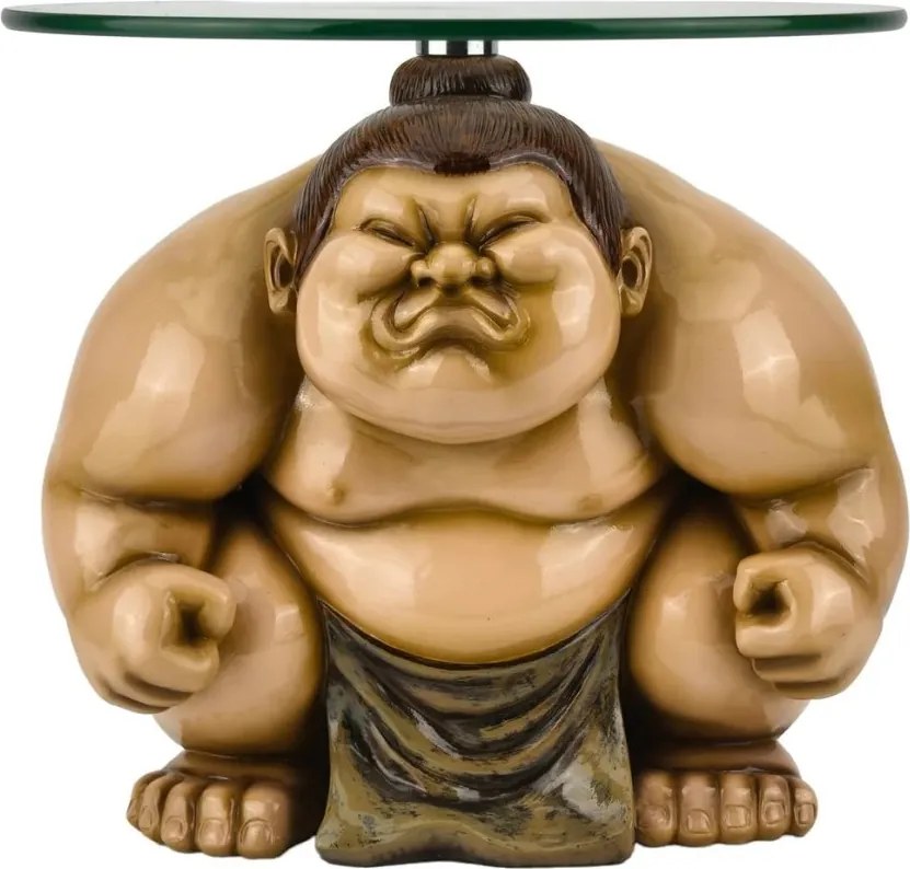 Masuta laterala rotunda bej SUMO 30cm