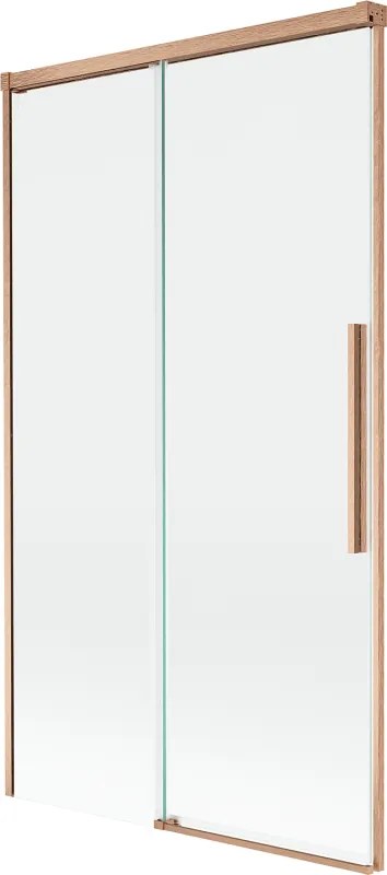 Mexen Rox paravan de baie cu 2 canaturi culisante 100 x 150 cm, transparent, cupru periat - 8C9-100-001-65-00