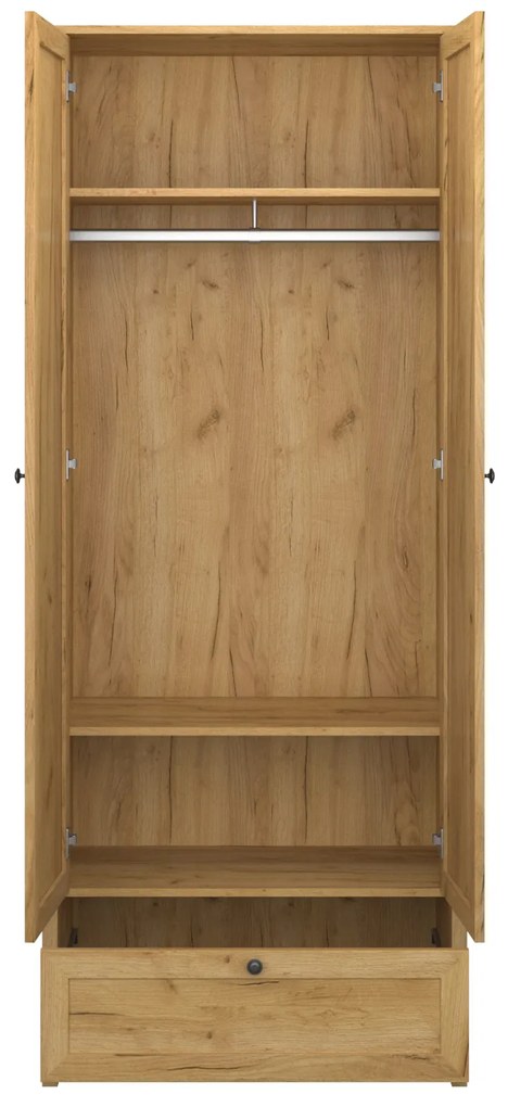 Dulap de haine Keira (Stejar craft auriu). 1052996