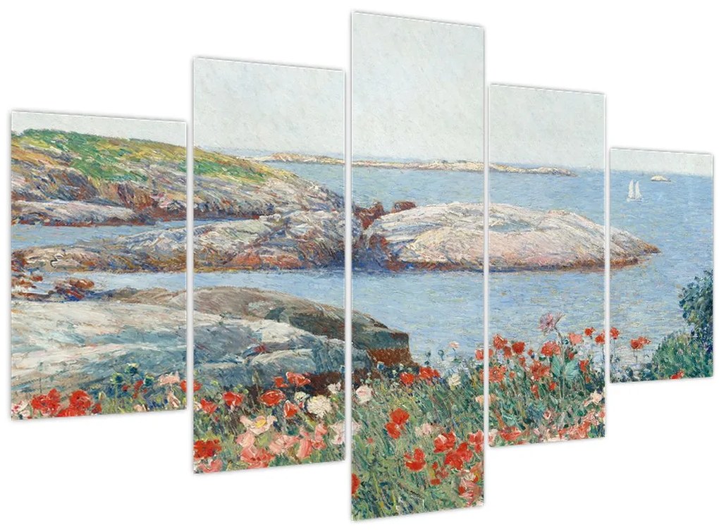 Tablou - Childe Hassam, Poppies,  Isles of Shoals, reproducere (150x105 cm)