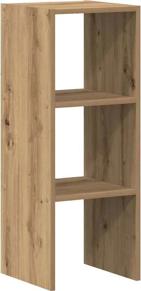 vidaXL Bibliotecă Stejar Artizanal stivuibil 30x30x80cm Lemn prelucrat