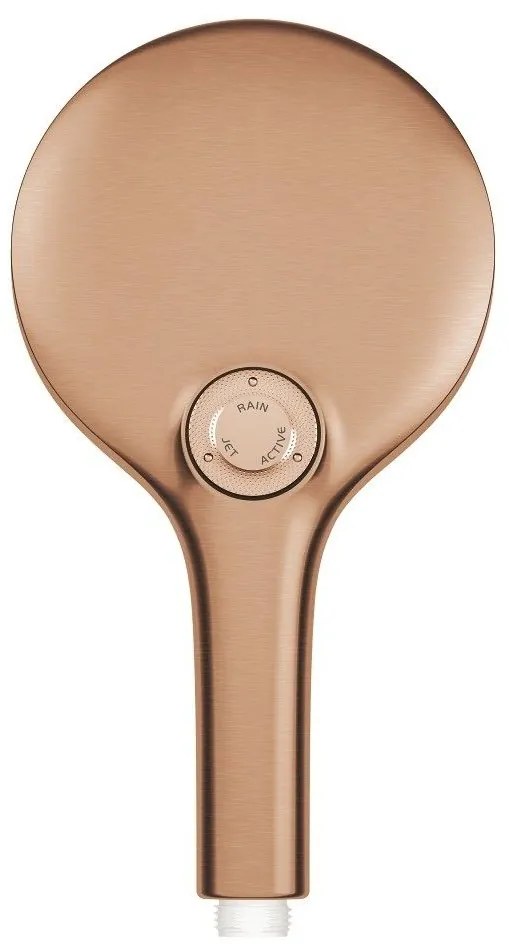 Para dus Grohe Rainshower Eco SmartActive 130 3 jeturi, cupru mat (brushed warm sunset)