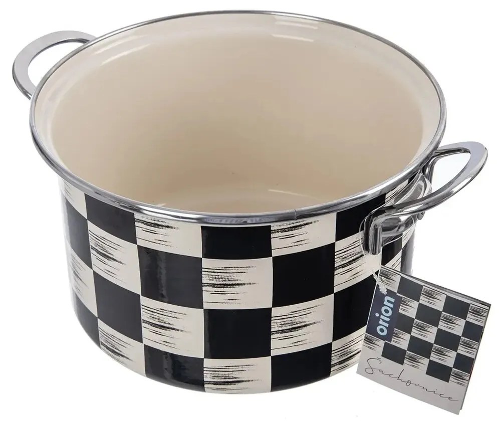Orion Oală emailată Șah Lem, 3 l, diametru 20 cm