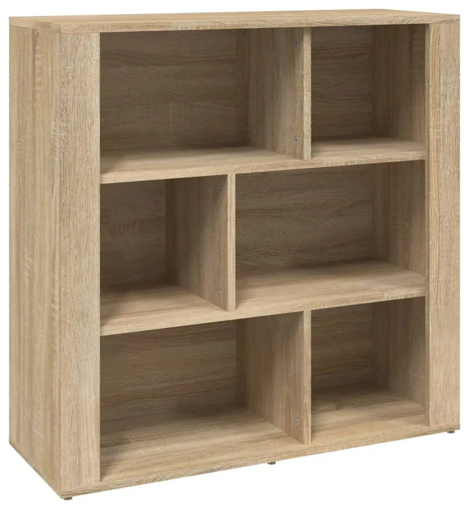 819487 vidaXL Servantă, stejar sonoma, 80x30x80 cm, lemn prelucrat